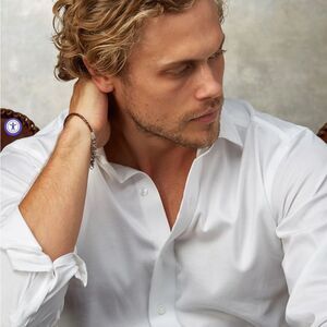 NWT Mens Lorenzo Uomo The Perfect White Shirt Sz 15